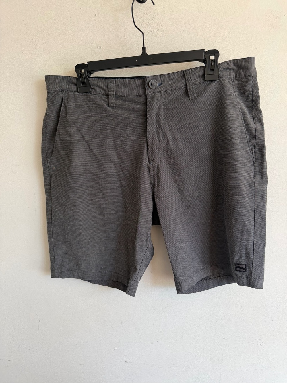 Billabong Men's Charcoal Gray Flat-Front Shorts